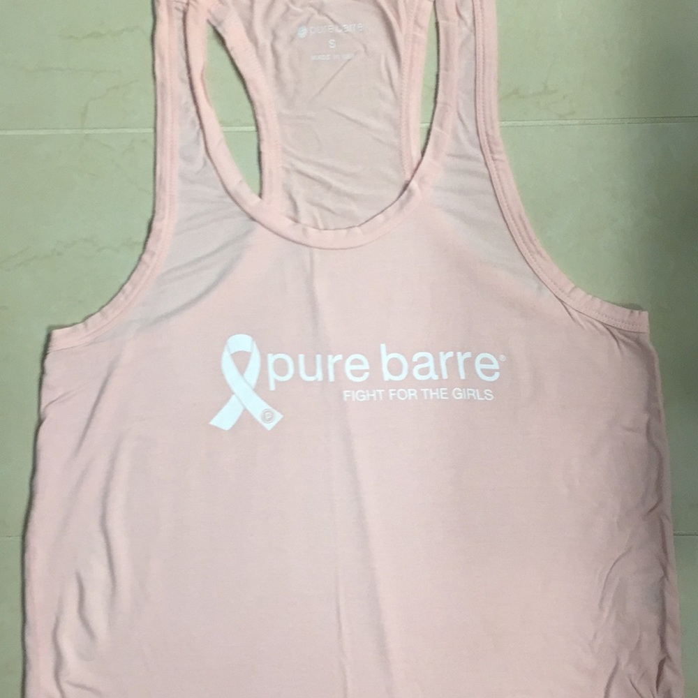 Pure barre breast cancer awareness tank